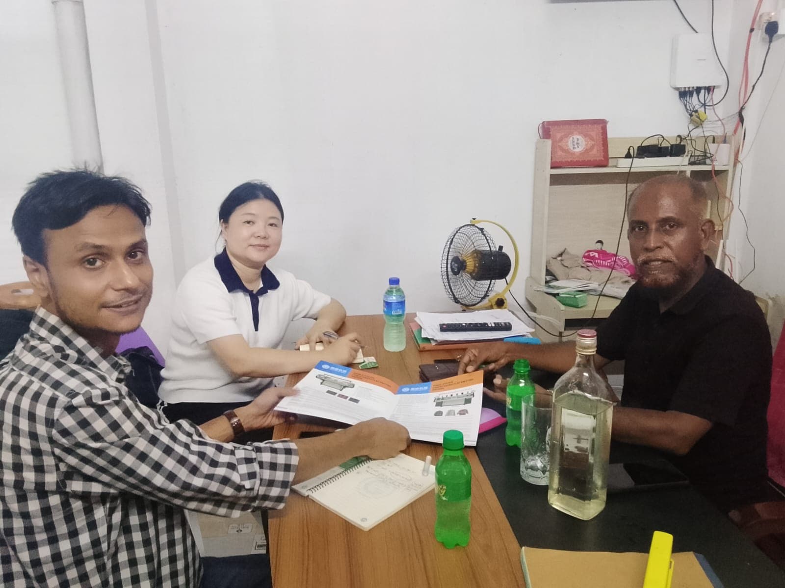 Md. Sohorab Hossain meeting an overseas client