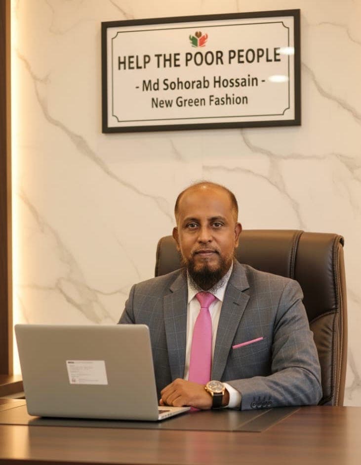 Md. Sohorab Hossain, Proprietor of New Green Fashion